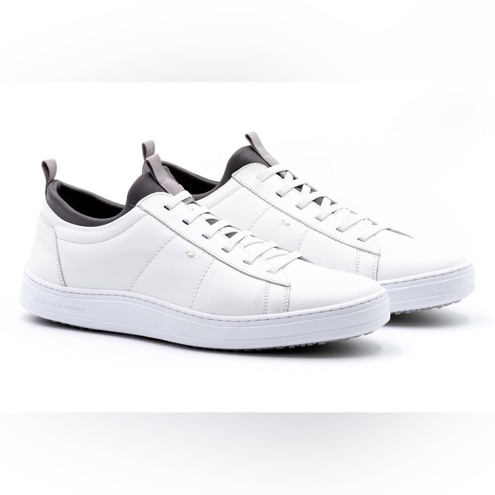 Martin Dingman Cameron Sheepskin Sneaker - white SIZE 11